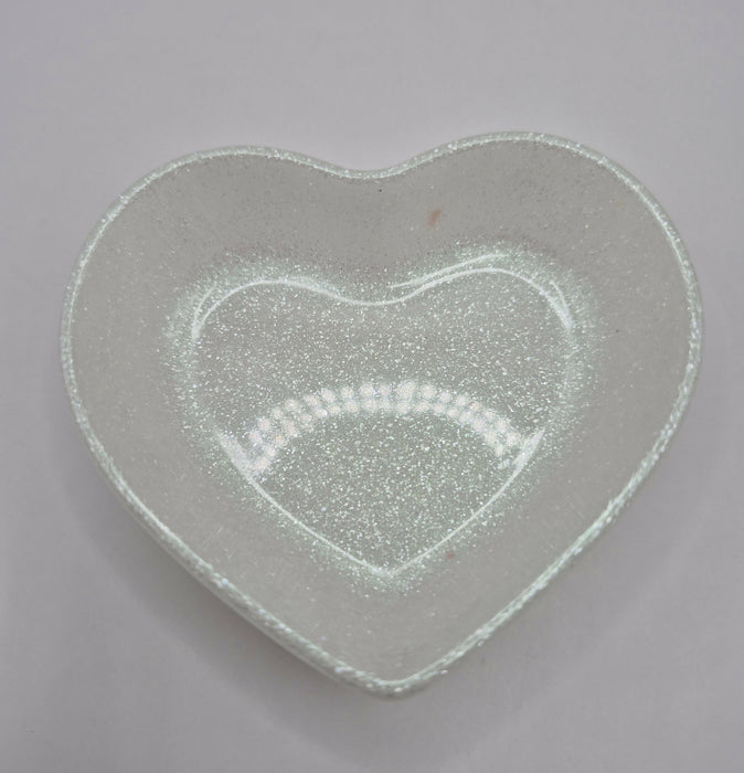 White Heart Ring Dish **Flawed**