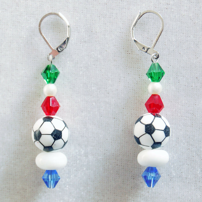 Soccer Earrings