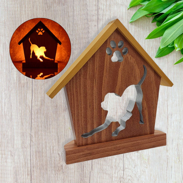 LABRADOR Personalized Dog Memorial Gift | Doghouse LED Tealight - DogPound Creations