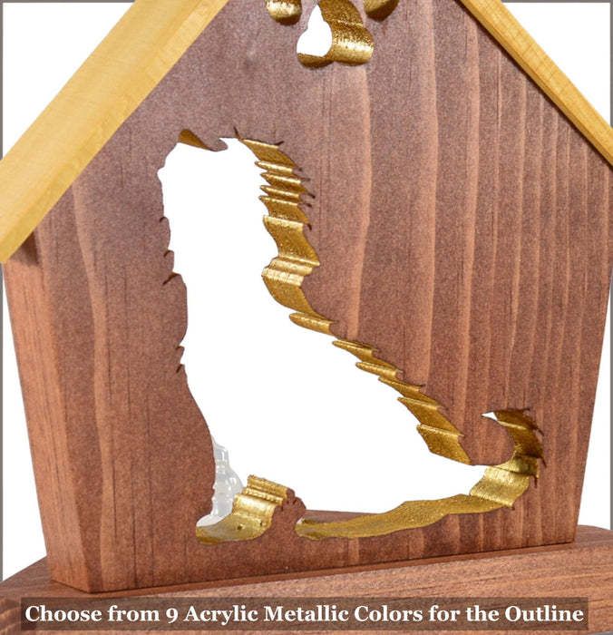 LHASA APSO Personalized Dog Memorial Gift | Doghouse LED Tealight - DogPound Creations
