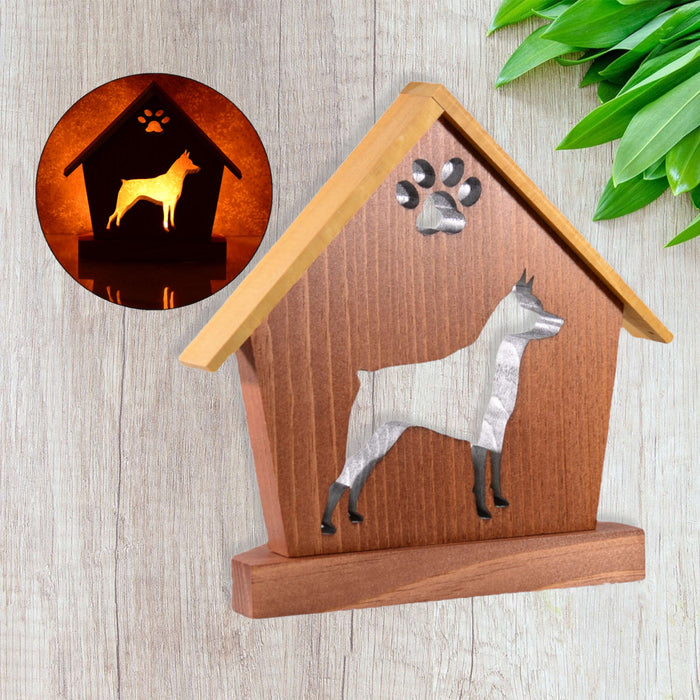MIN PIN Personalized Dog Memorial Gift | Doghouse LED Tealight - DogPound Creations