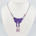 Necklace Moth Necklace with Beads