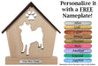 NORWEGIAN ELKHOUND Personalized Dog Memorial Gift | Doghouse LED Tealight - DogPound Creations