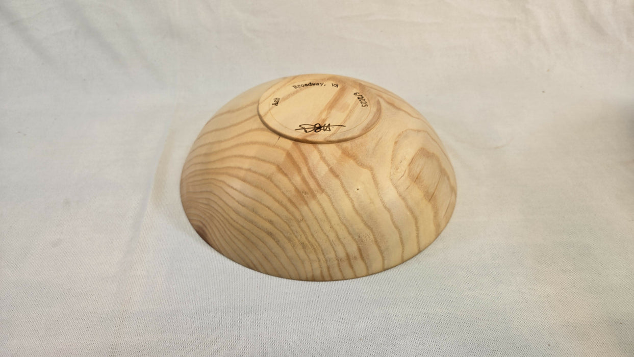 Ash Bowl 10-1/2" Hand Turned