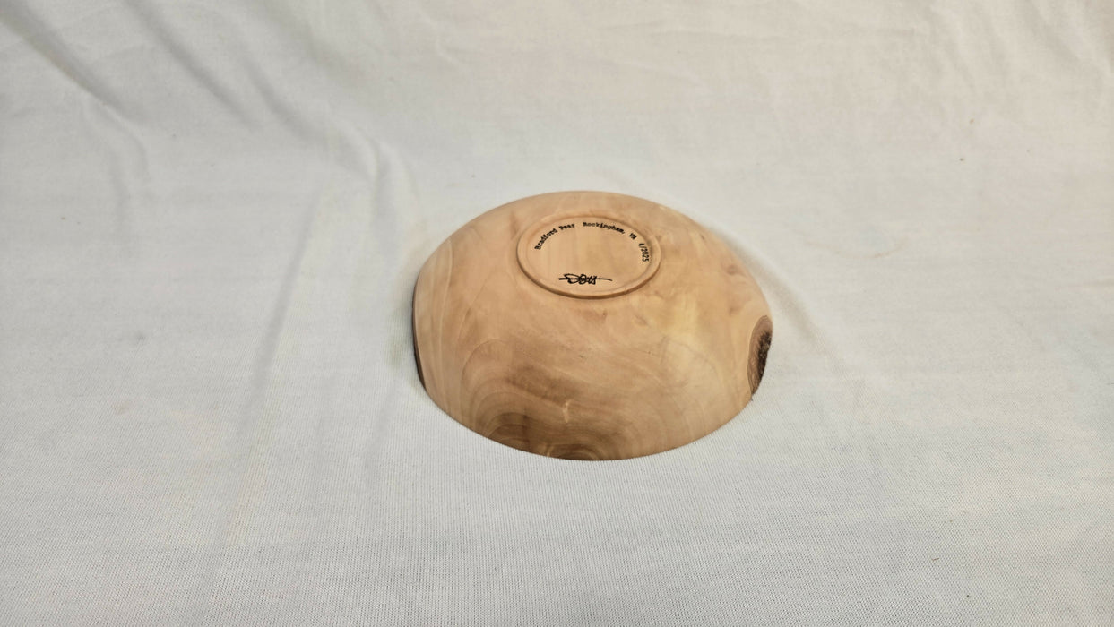 Bradford Pear Bowl 8-1/8" Hand Turned