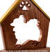 PAPILLON Personalized Dog Memorial Gift | Doghouse LED Tealight - DogPound Creations