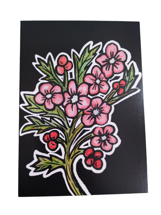 Pink Flower Print