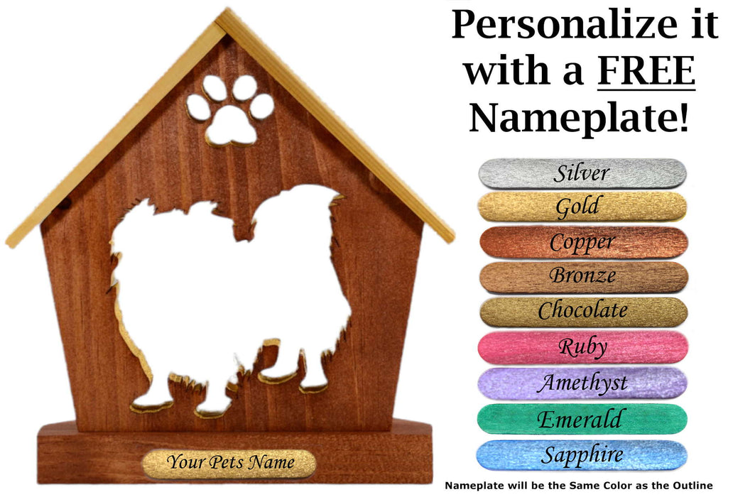 PEKINGESE Personalized Dog Memorial Gift | Doghouse LED Tealight - DogPound Creations