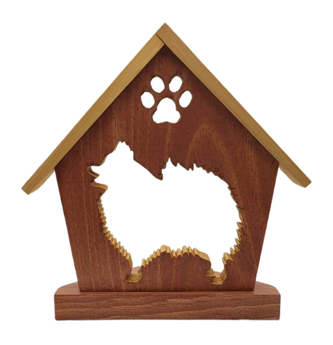 POMERANIAN Personalized Dog Memorial Gift | Doghouse LED Tealight - DogPound Creations
