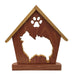 POMERANIAN Personalized Dog Memorial Gift | Doghouse LED Tealight - DogPound Creations