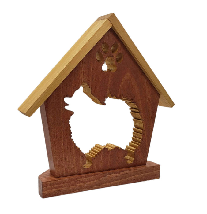 POMERANIAN Personalized Dog Memorial Gift | Doghouse LED Tealight - DogPound Creations