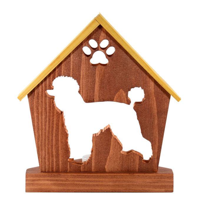 POODLE Personalized Dog Memorial Gift | Doghouse LED Tealight - DogPound Creations