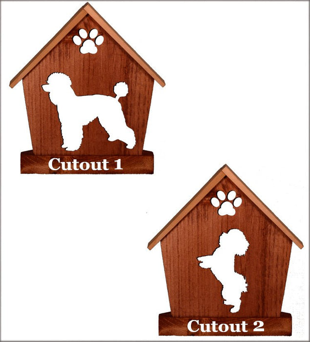 POODLE Personalized Dog Memorial Gift | Doghouse LED Tealight - DogPound Creations