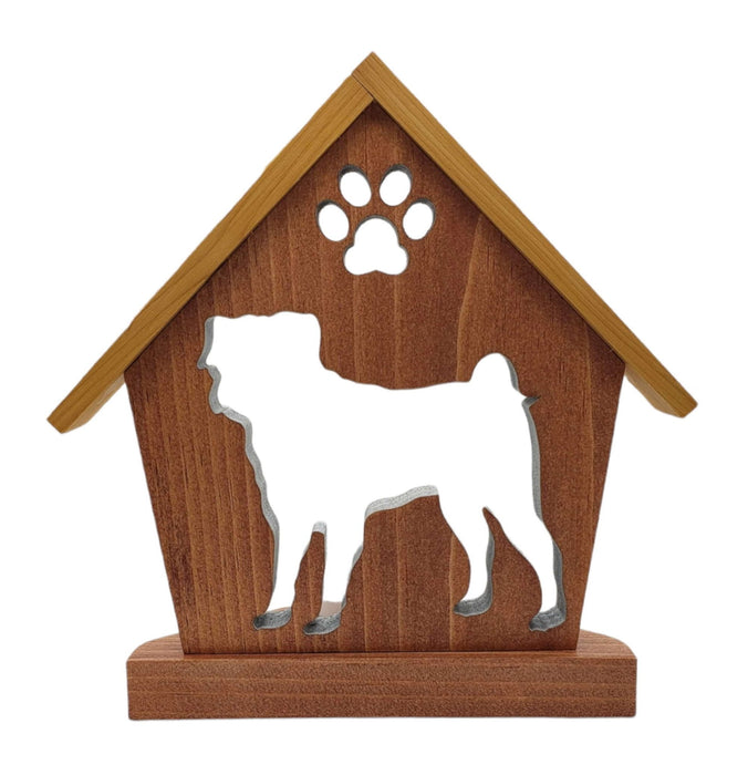 PUG Personalized Dog Memorial Gift | Doghouse LED Tealight - DogPound Creations