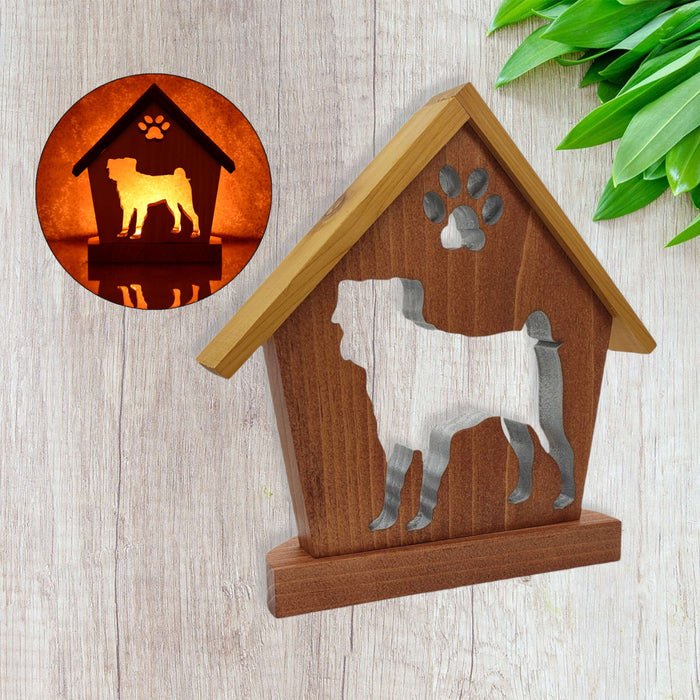 PUG Personalized Dog Memorial Gift | Doghouse LED Tealight - DogPound Creations