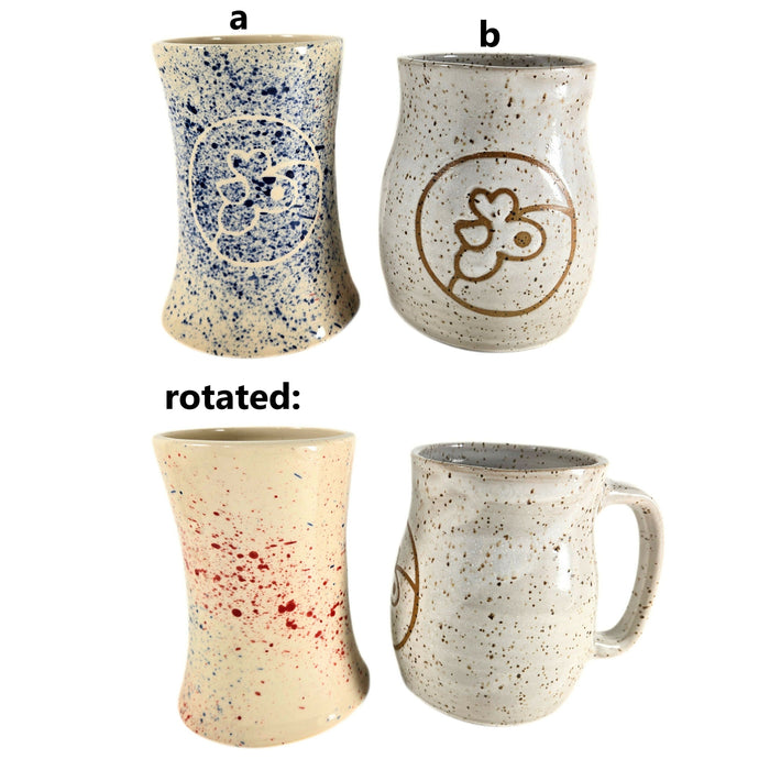 pottery mug, cup, small dish - Artisans Coop Fundraiser