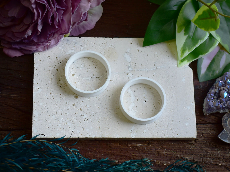 Ear Tunnels 10-100mm Cotton White | Pair | Ultra Light Thin-wall Ear Plugs | Gauge Earrings | Gauged Plugs
