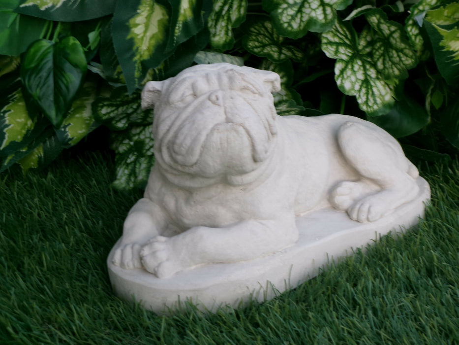 Bulldog Statue 5 x 10 x 6" high Concrete Statue