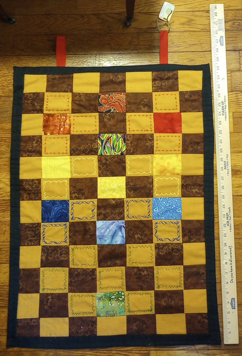 Kabbalah Quilt Squares Wall Hanging