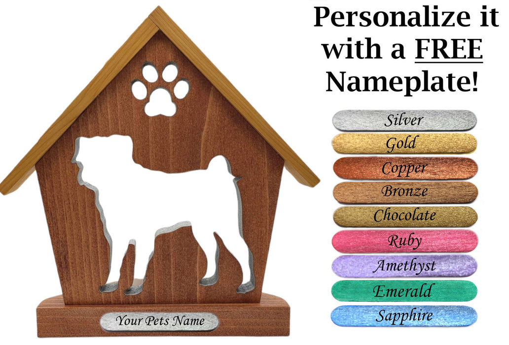 ROTTWEILER Personalized Dog Memorial Gift | Doghouse LED Tealight - DogPound Creations