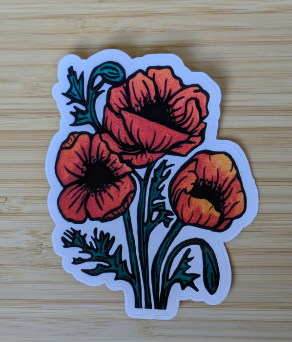 Poppies Sticker
