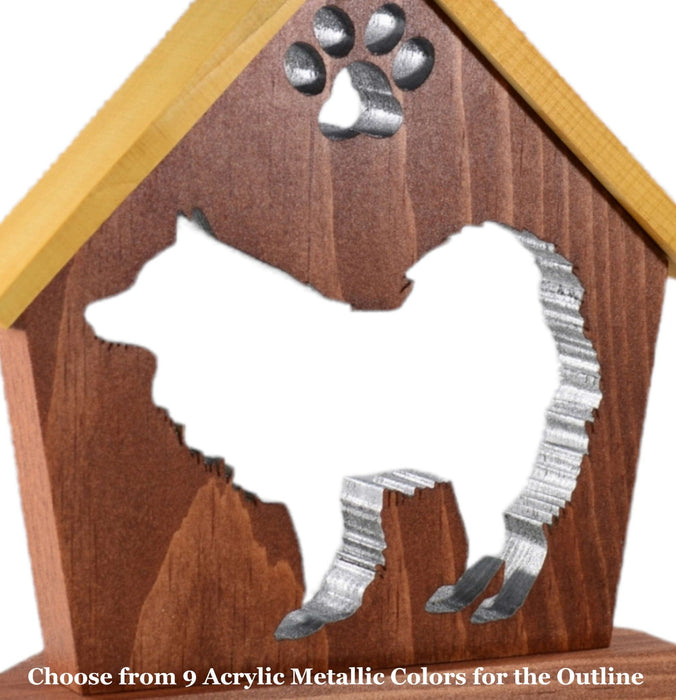 SAMOYED Personalized Dog Memorial Gift | Doghouse LED Tealight - DogPound Creations
