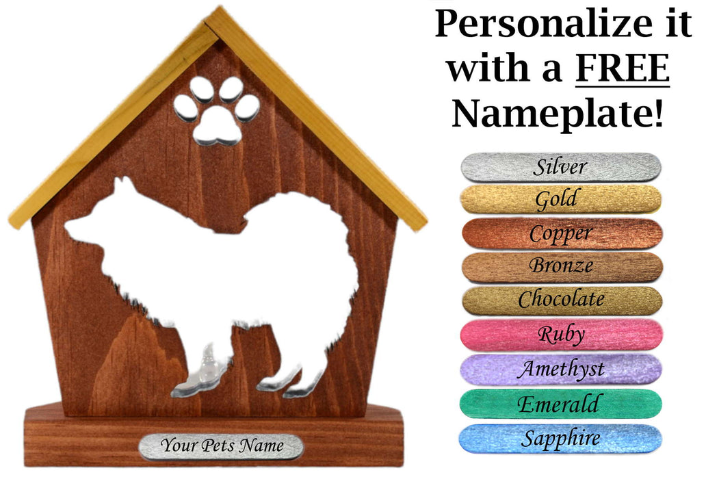 SAMOYED Personalized Dog Memorial Gift | Doghouse LED Tealight - DogPound Creations
