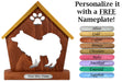 SAMOYED Personalized Dog Memorial Gift | Doghouse LED Tealight - DogPound Creations
