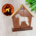 SCHNAUZER Personalized Dog Memorial Gift | Doghouse LED Tealight - DogPound Creations