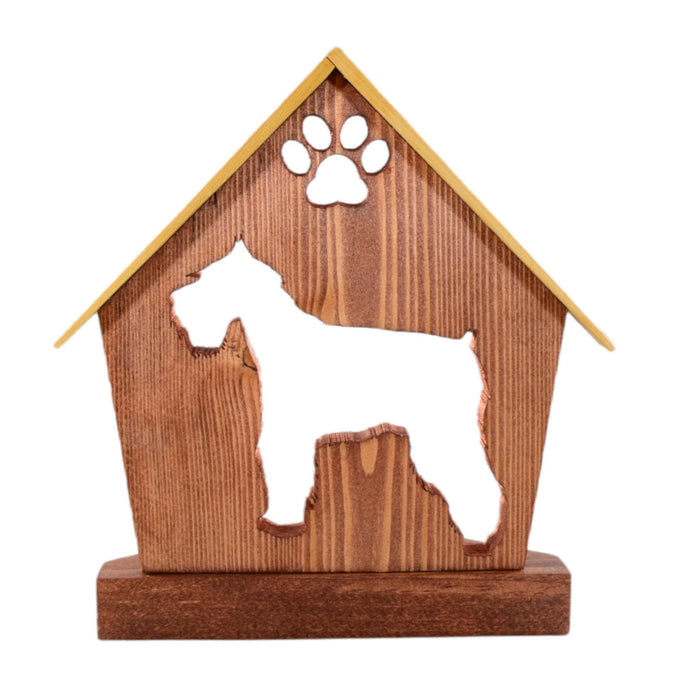 SCHNAUZER Personalized Dog Memorial Gift | Doghouse LED Tealight - DogPound Creations