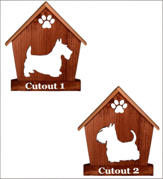 SCOTTISH TERRIER Personalized Dog Memorial Gift | Doghouse LED Tealight - DogPound Creations