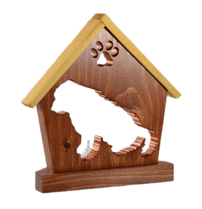 SHEEPDOG Personalized Dog Memorial Gift | Doghouse LED Tealight - DogPound Creations