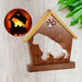 SHEEPDOG Personalized Dog Memorial Gift | Doghouse LED Tealight - DogPound Creations