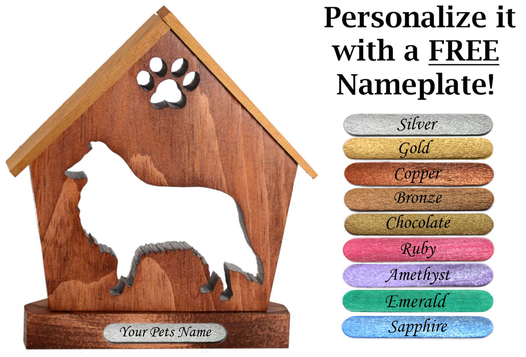 SHELTIE Personalized Dog Memorial Gift | Doghouse LED Tealight - DogPound Creations