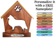 SHELTIE Personalized Dog Memorial Gift | Doghouse LED Tealight - DogPound Creations