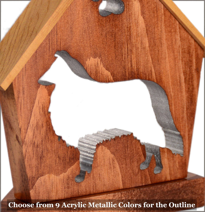 SHELTIE Personalized Dog Memorial Gift | Doghouse LED Tealight - DogPound Creations