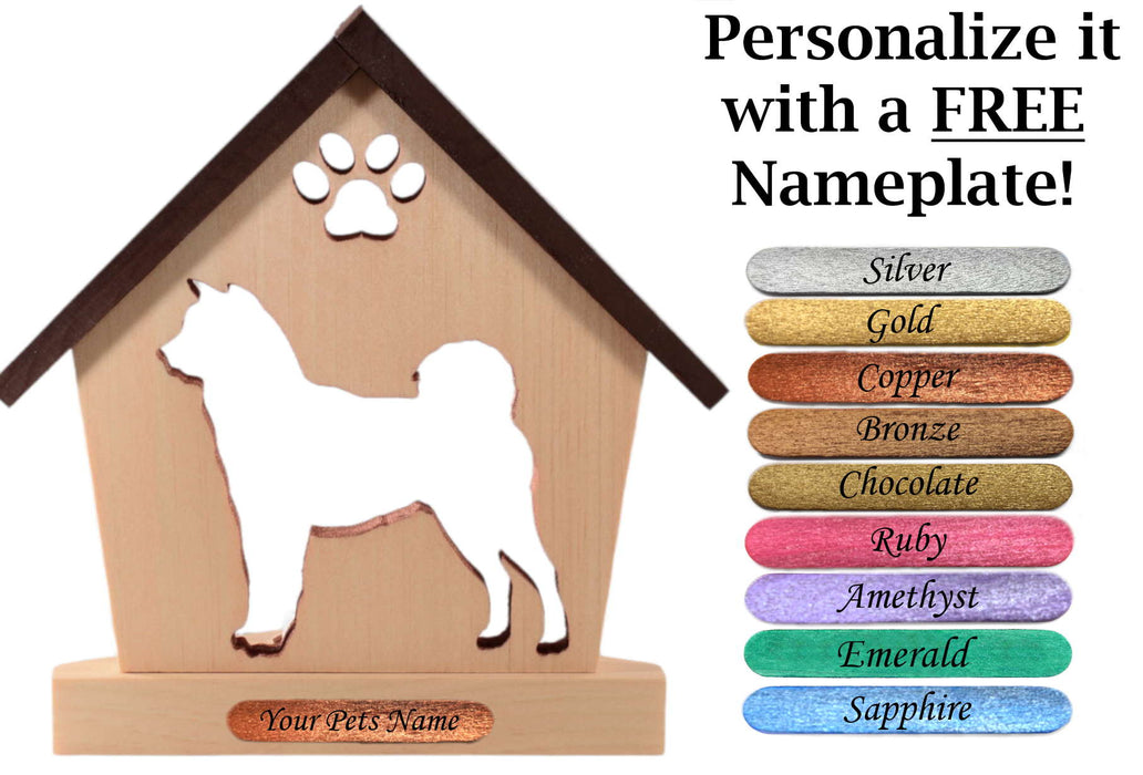 SHIBA INU Personalized Dog Memorial Gift | Doghouse LED Tealight - DogPound Creations