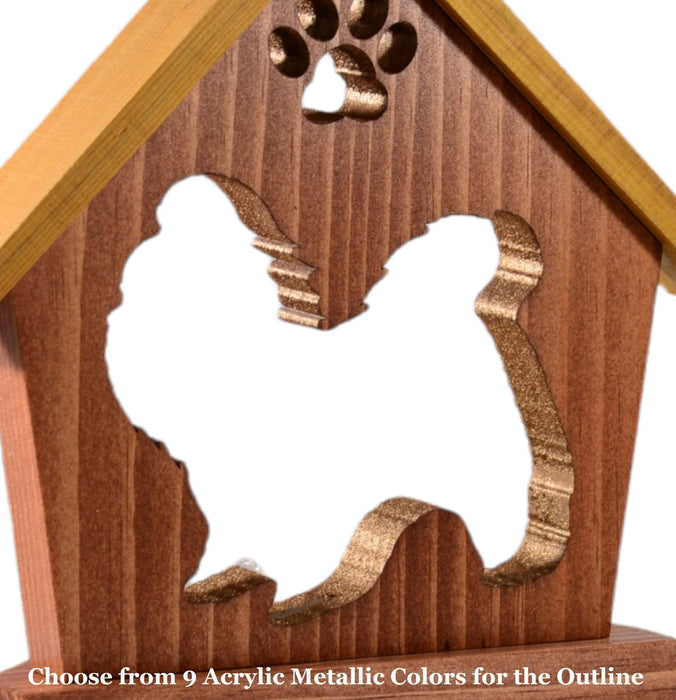 SHIH TZU Personalized Dog Memorial Gift | Doghouse LED Tealight - DogPound Creations