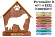 St BERNARD Personalized Dog Memorial Gift | Doghouse LED Tealight - DogPound Creations