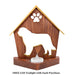 St BERNARD Personalized Dog Memorial Gift | Doghouse LED Tealight - DogPound Creations