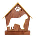 St BERNARD Personalized Dog Memorial Gift | Doghouse LED Tealight - DogPound Creations