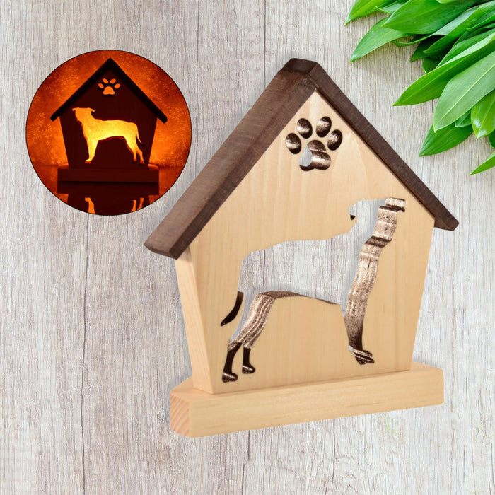 STAFFIE Personalized Dog Memorial Gift | Doghouse LED Tealight - DogPound Creations