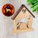 STAFFIE Personalized Dog Memorial Gift | Doghouse LED Tealight - DogPound Creations