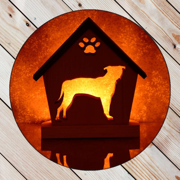 STAFFIE Personalized Dog Memorial Gift | Doghouse LED Tealight - DogPound Creations