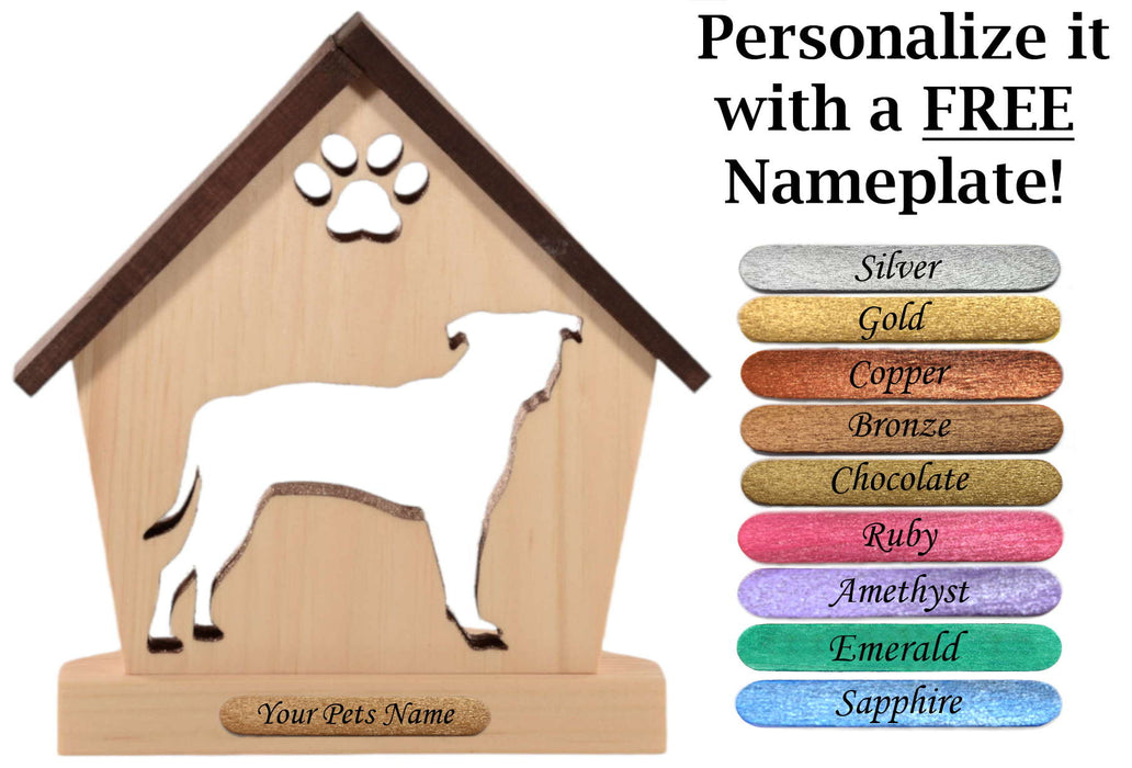 STAFFIE Personalized Dog Memorial Gift | Doghouse LED Tealight - DogPound Creations