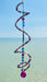 Suncatchers Cotton Candy Coast Glass Spiral Suncatcher