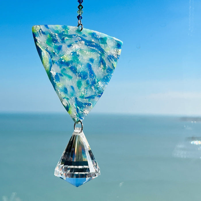 Curved Triangle Suncatcher