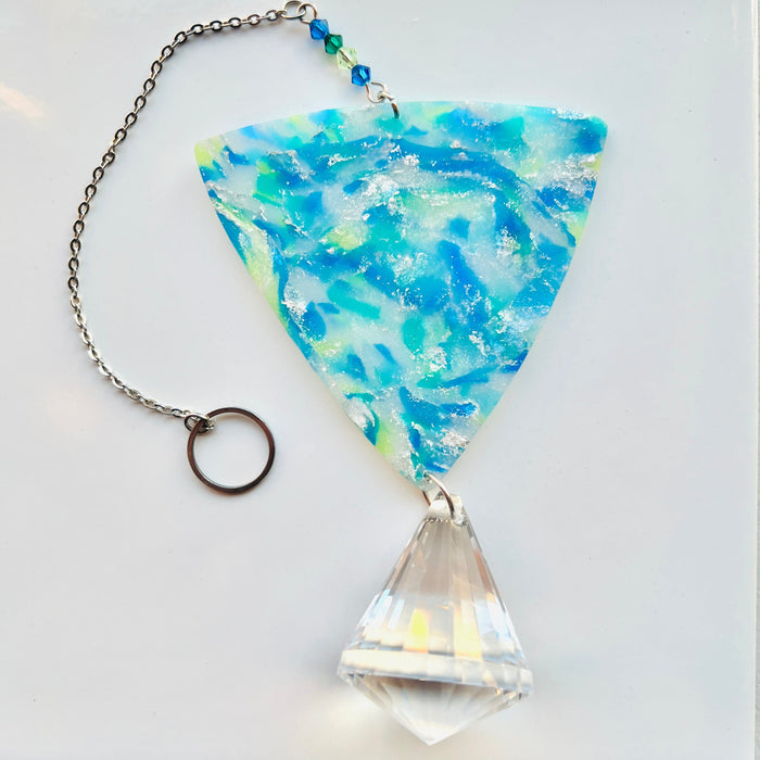 Curved Triangle Suncatcher