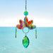 Suncatchers Watercolor/Green/Gold Floral Petal Suncatcher