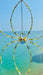 Suncatchers Golden Garden Web Beaded Spider Suncatcher